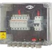 solar array junction box for dc power protection