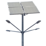 solar mini mast with 4x30w LED street lights
