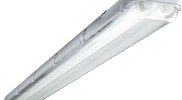 Weatherproof LED fixture with T8 retrofit tubelight