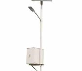 Standalone solar powered street light system for village roads