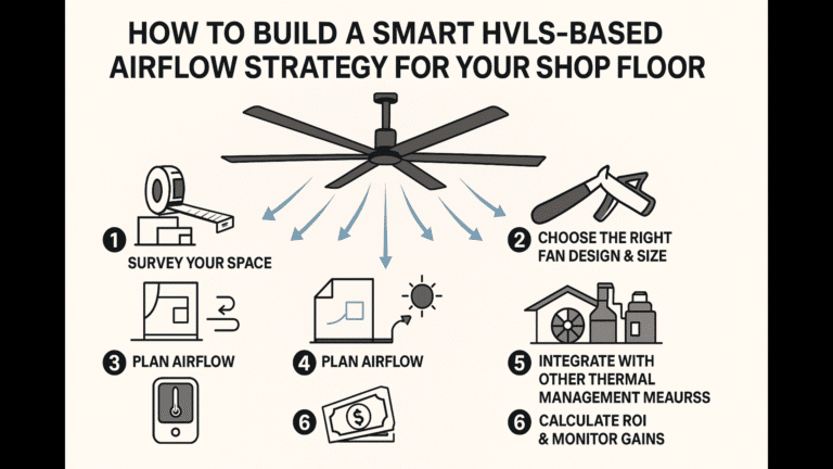 Industrial Airflow Solution: How to Build a Smart HVLS-Based Airflow Strategy for Your Shop Floor
